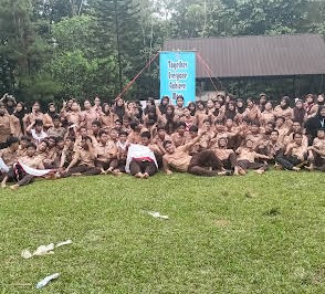 Kegiatan outbound LDKS sekolah di Camping Telaga Cikeas oleh Circle Adventure Indonesia